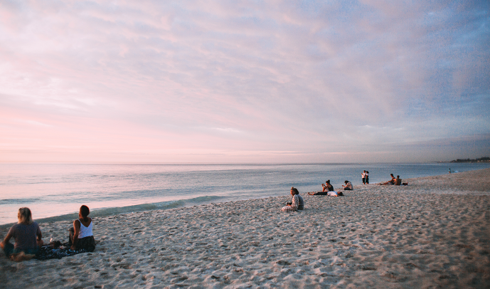 Sunset on Beach